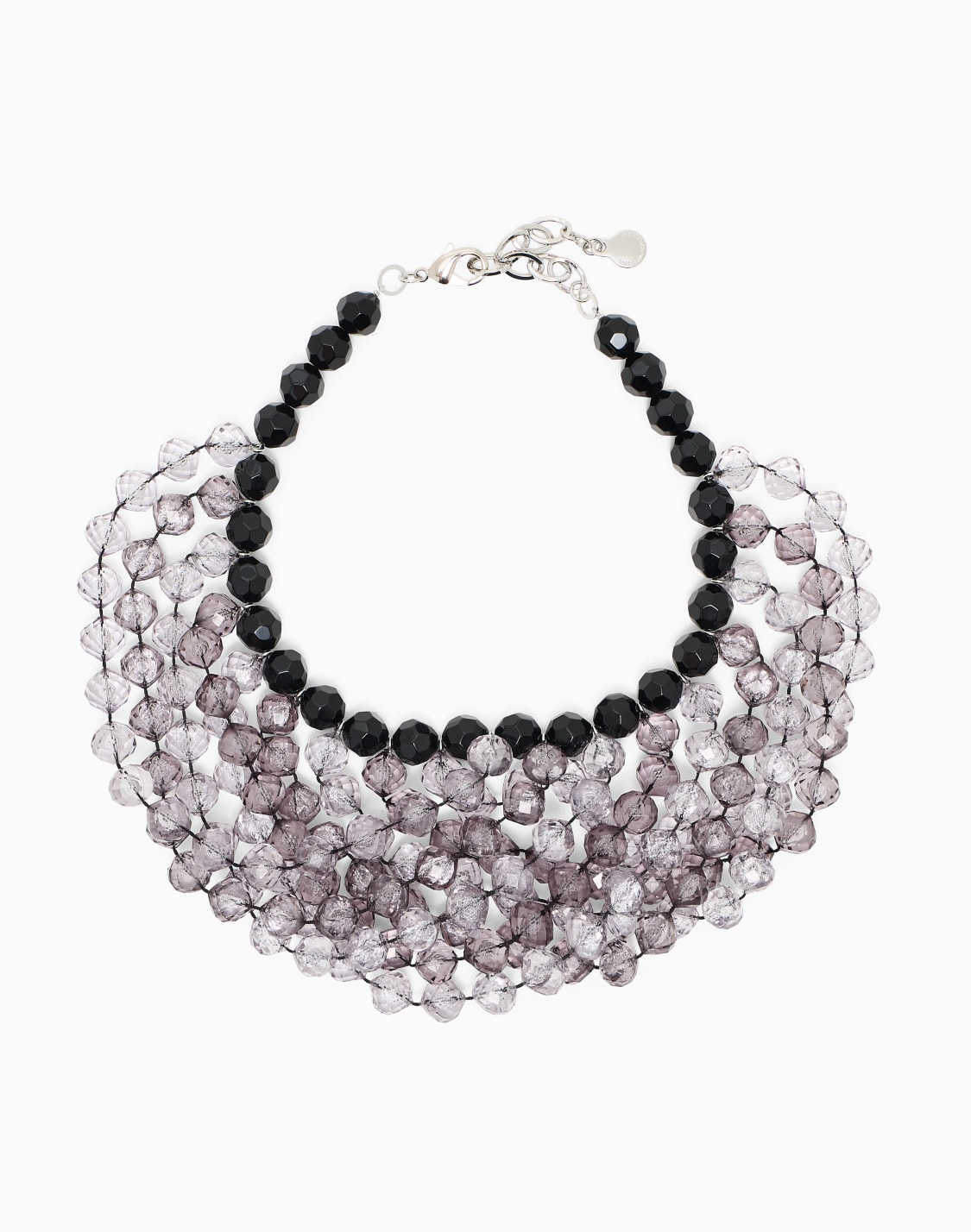 collier-multi-rangs-avec-boules-facettes-noir--emporio-armani