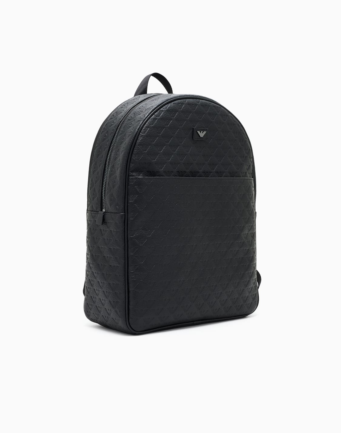 rucksack-aus-leder-geprgt-mit-allover-adler-schwarz--emporio-armani