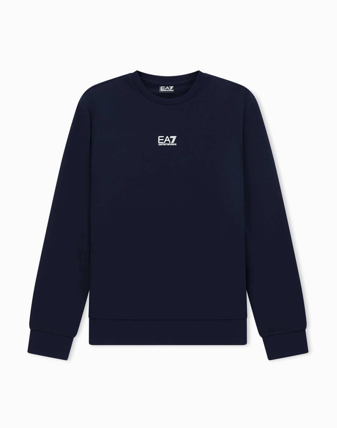 core-identity-cotton-blend-crew-neck-sweatshirt-blue--ea7
