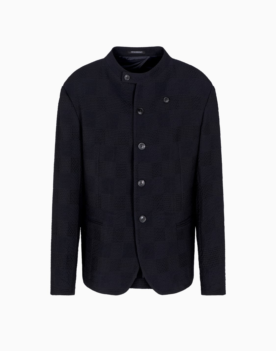 jacket-with-guru-collar-in-virgin-wool-with-3d-prince-of-wales-check-motif-navy-blue--emporio-armani
