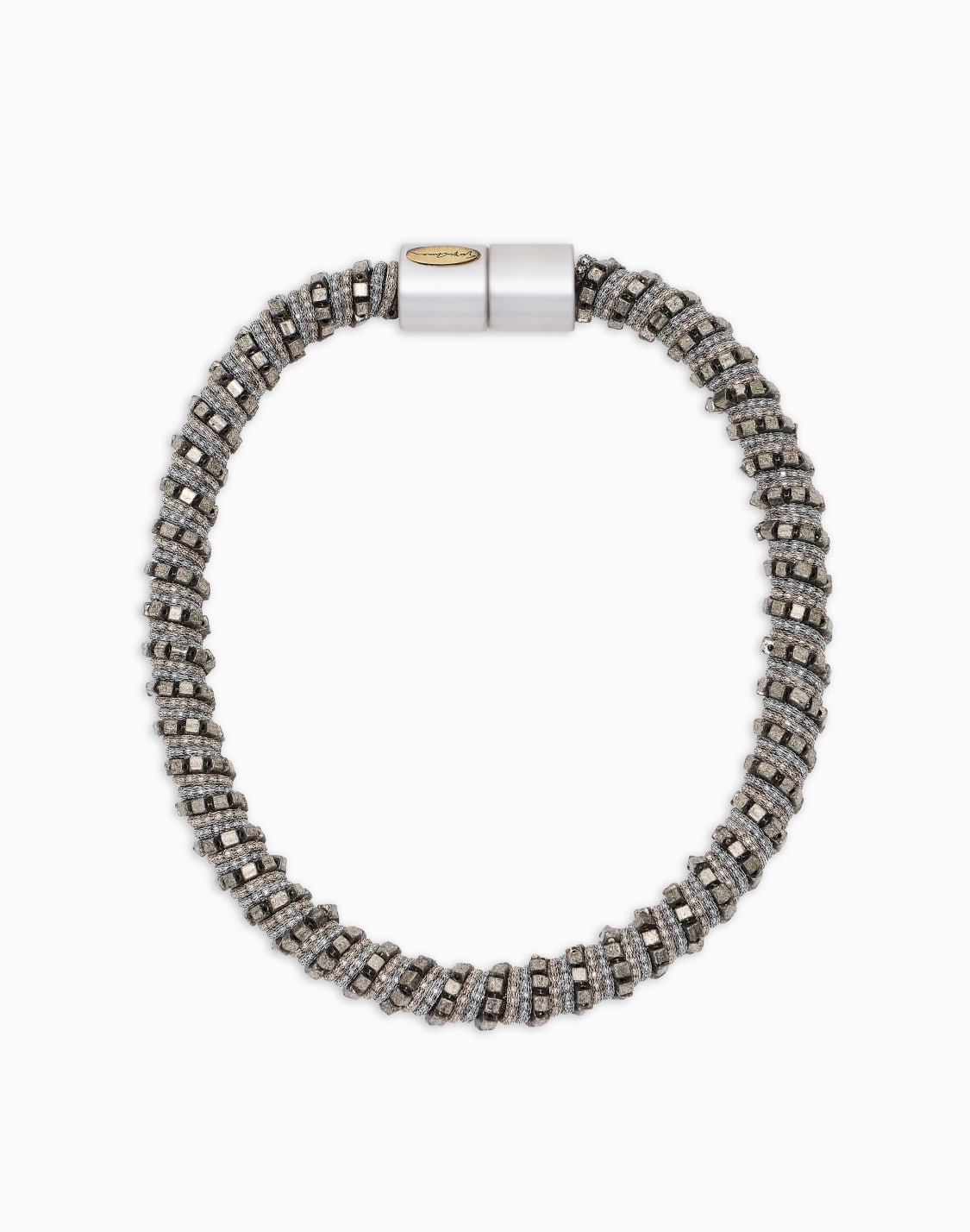 leather-and-fabric-choker-necklace-gold--giorgio-armani