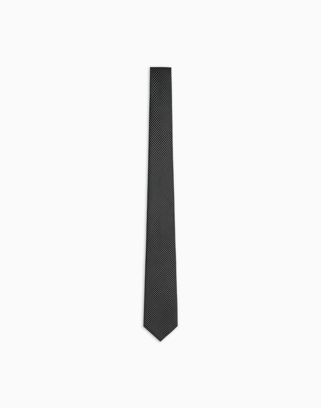 krawatte-aus-seide-gefertigt-aus-jacquard-stoff-mit-mikromuster-schwarz--giorgio-armani