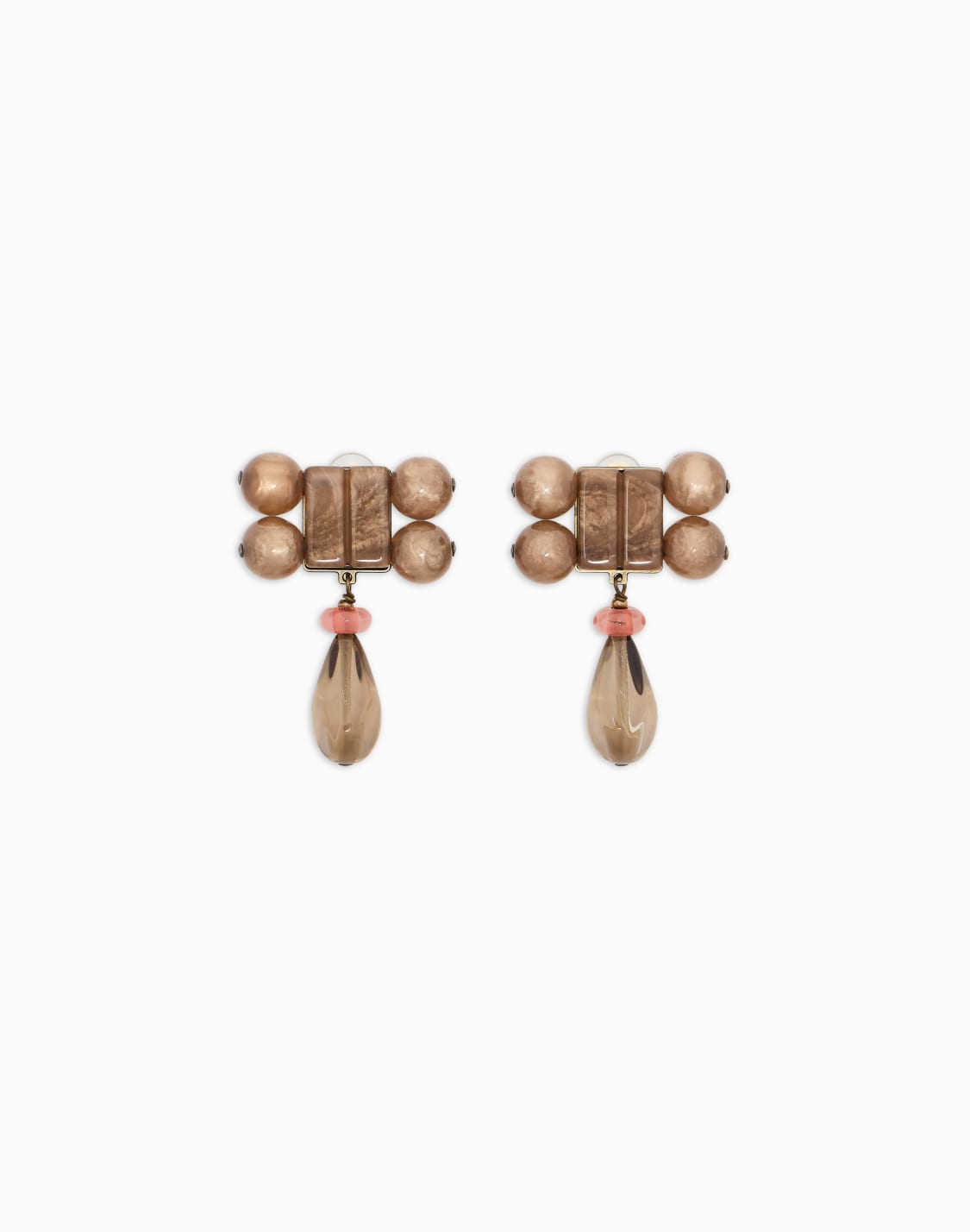 boucles-doreilles-clip-en-rsine-et-quartz-marron--giorgio-armani