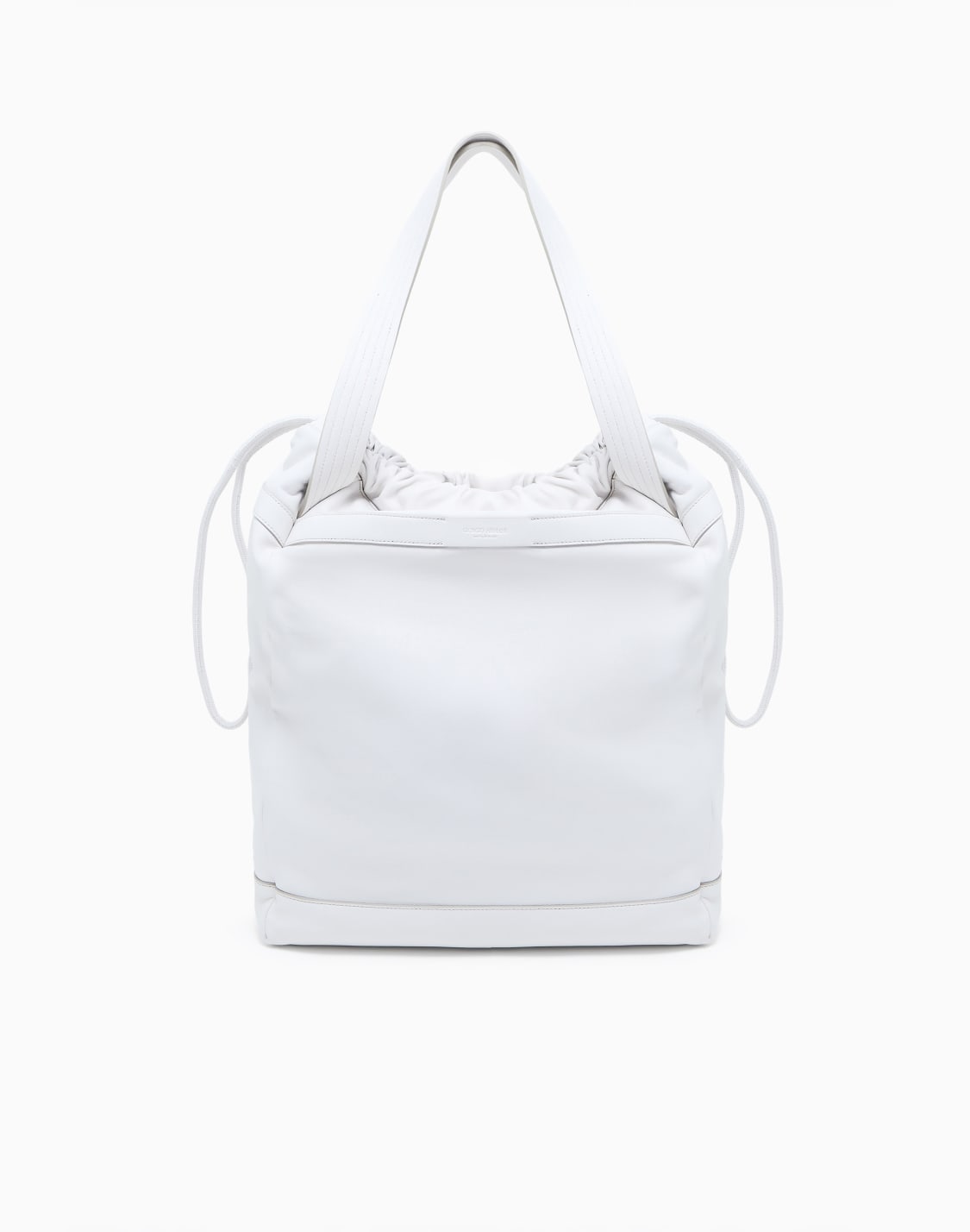 shopper-mit-schultergurt-aus-nappa-wei--giorgio-armani