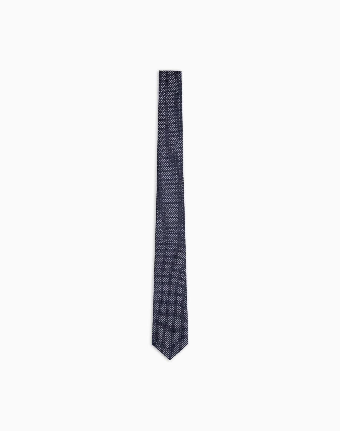 krawatte-aus-seide-gefertigt-aus-jacquard-stoff-mit-mikromuster-blau--giorgio-armani