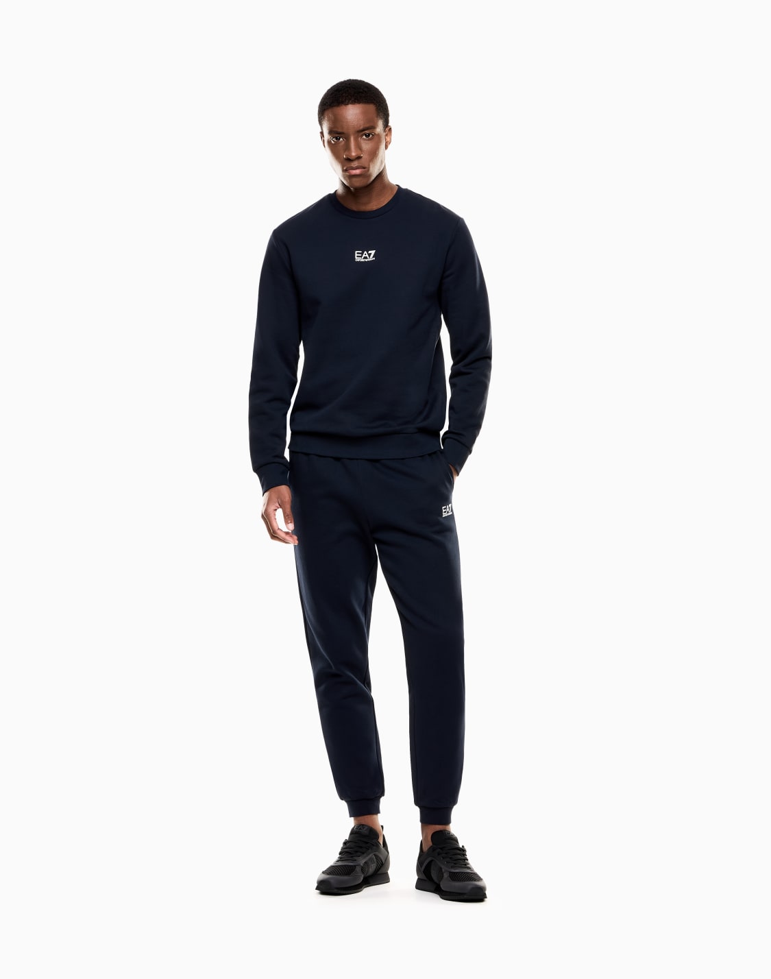 core-identity-cotton-blend-crew-neck-sweatshirt-blue--ea7