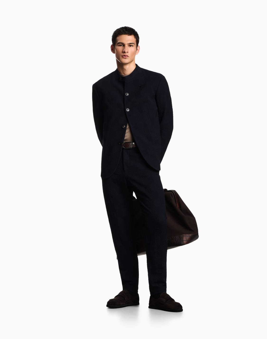 jacket-with-guru-collar-in-virgin-wool-with-3d-prince-of-wales-check-motif-navy-blue--emporio-armani