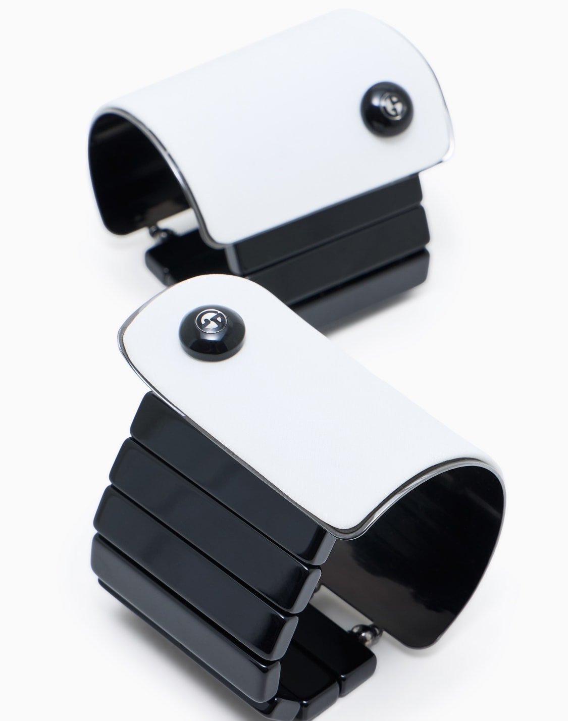 cuff-effect-elasticated-bracelets-white--giorgio-armani