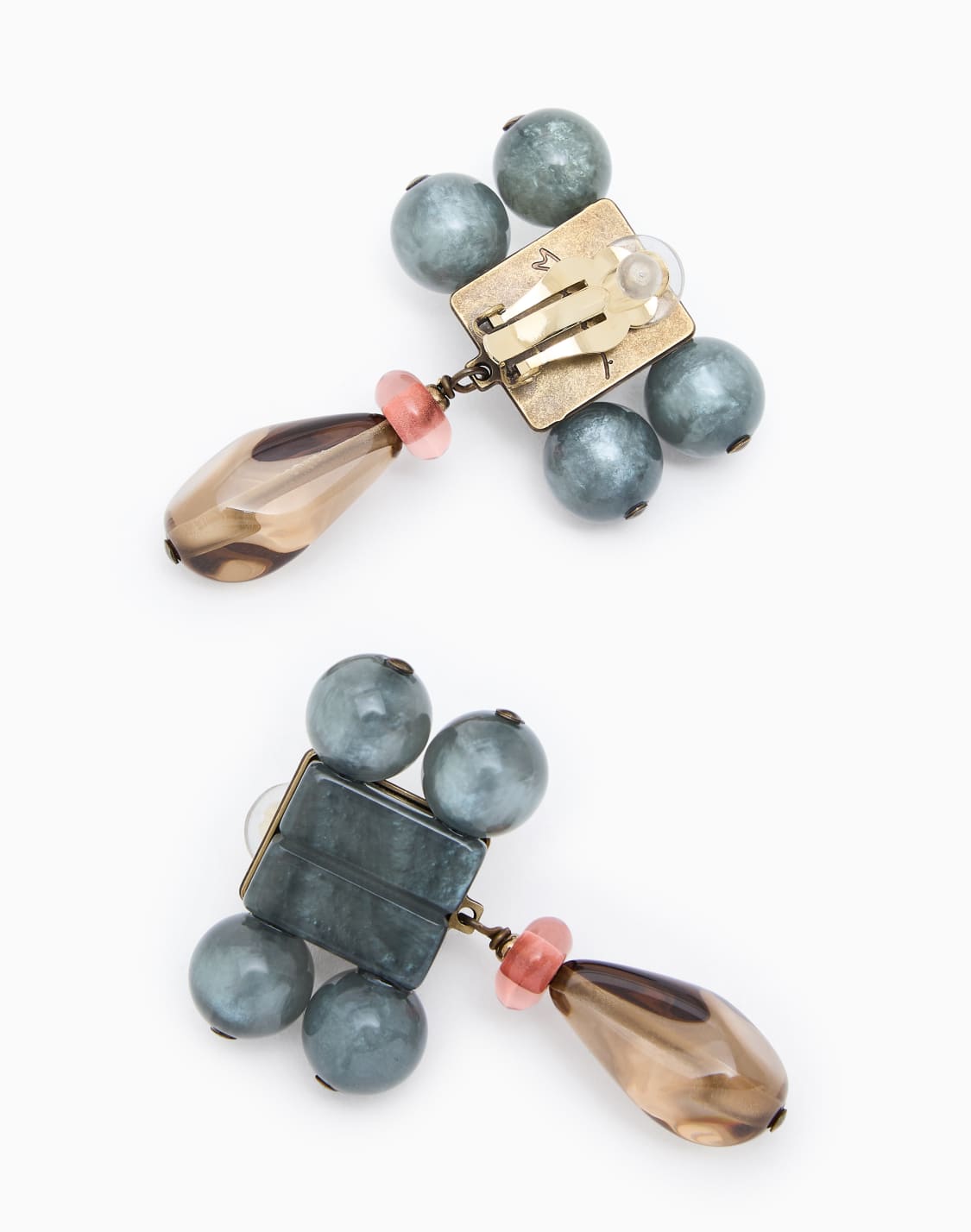 resin-and-quartz-clip-on-earrings-green--giorgio-armani