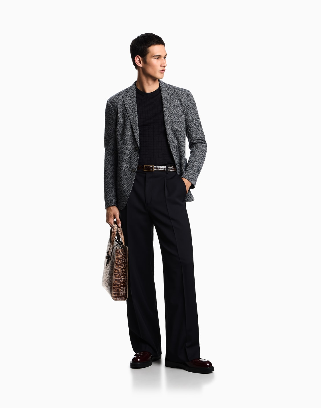 icon-シングルブレストジャケット-ウル-シェブロンモチフ-パタン--emporio-armani