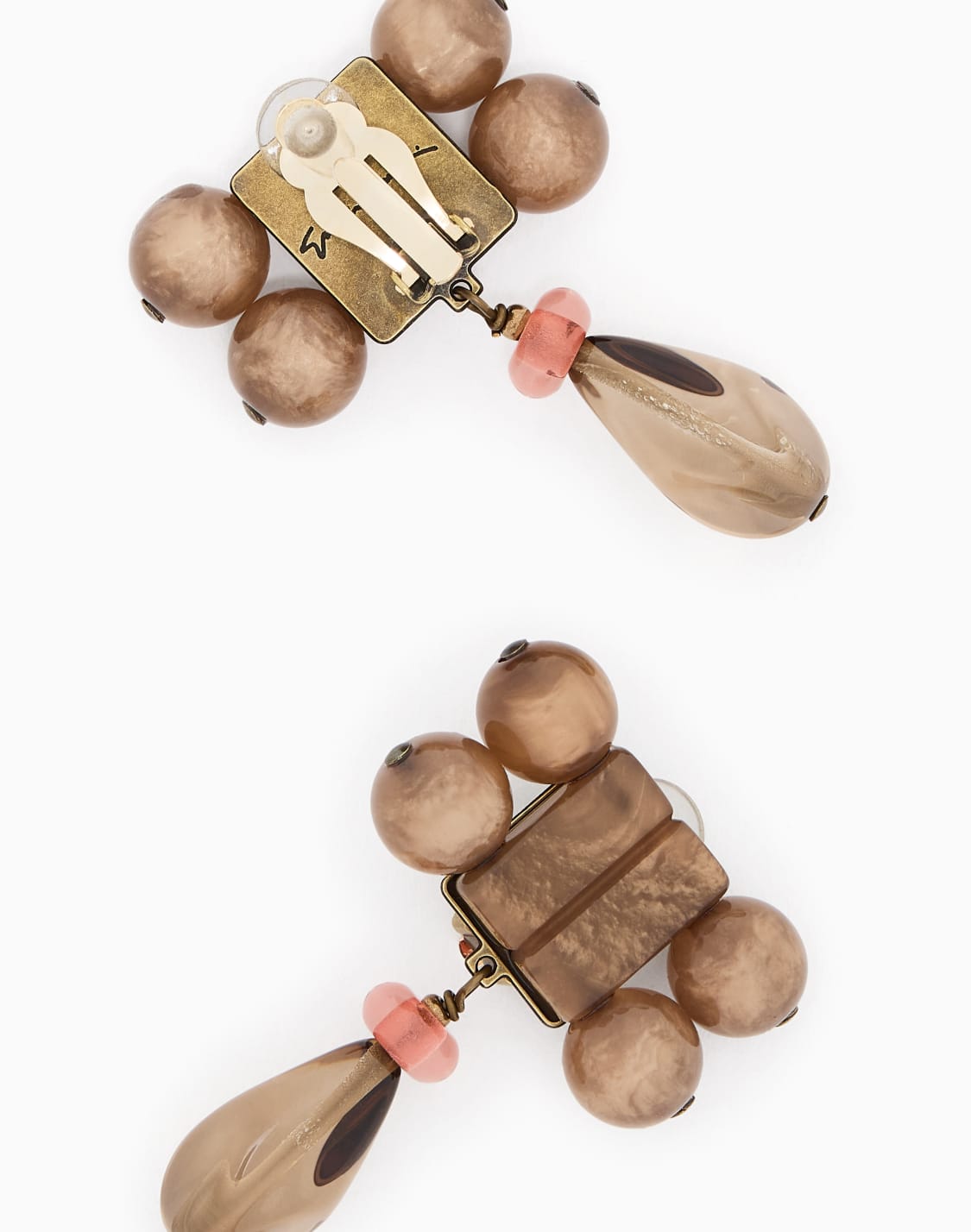 boucles-doreilles-clip-en-rsine-et-quartz-marron--giorgio-armani