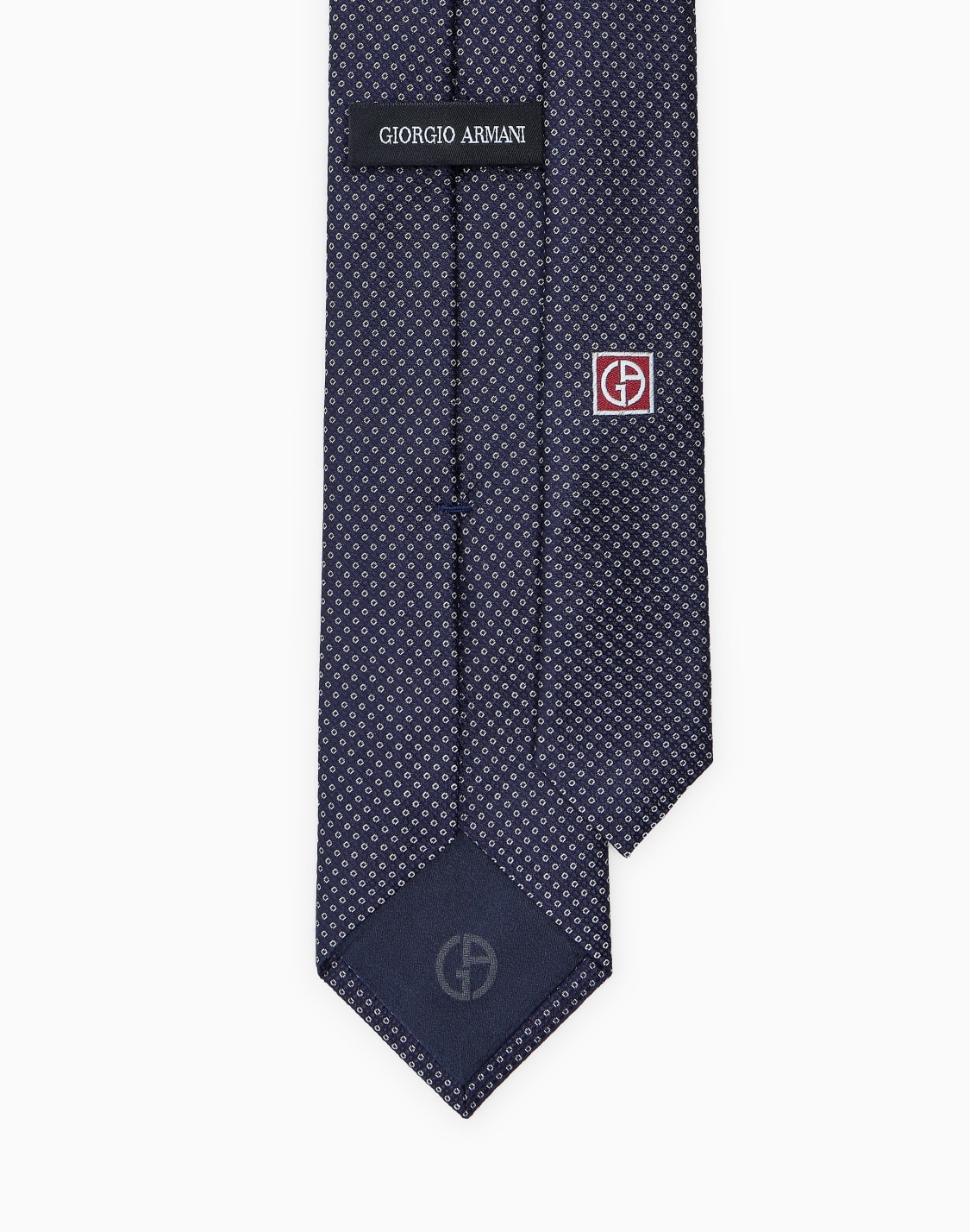 krawatte-aus-seide-gefertigt-aus-jacquard-stoff-mit-mikromuster-blau--giorgio-armani