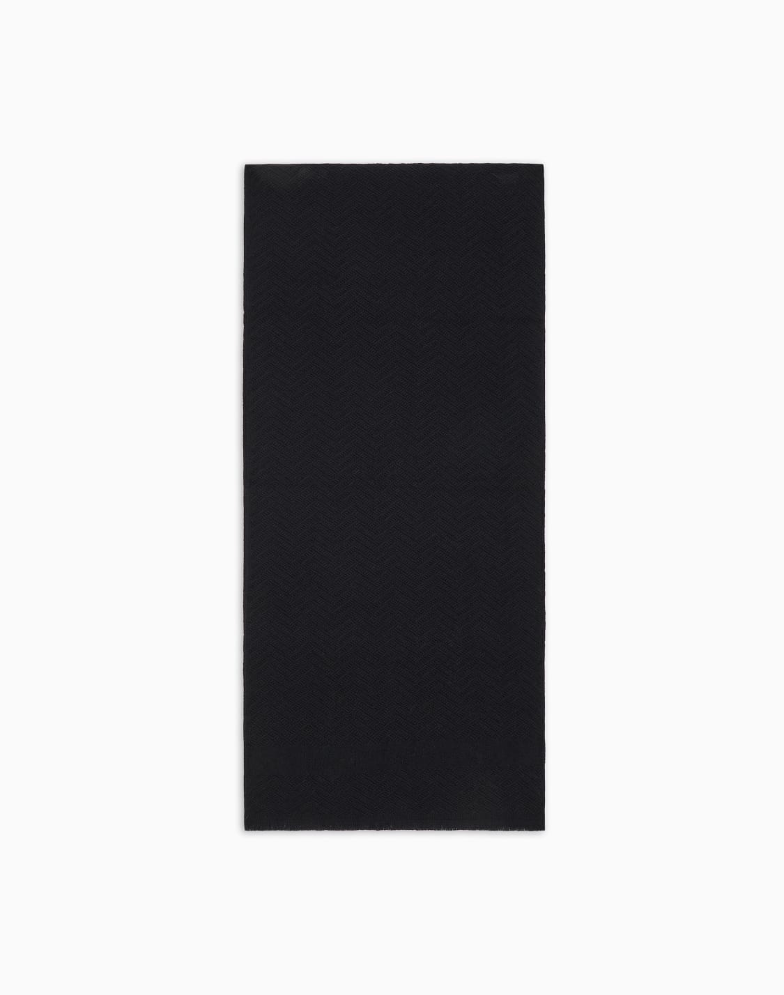 wool-scarf-with-chevron-motif-black--emporio-armani