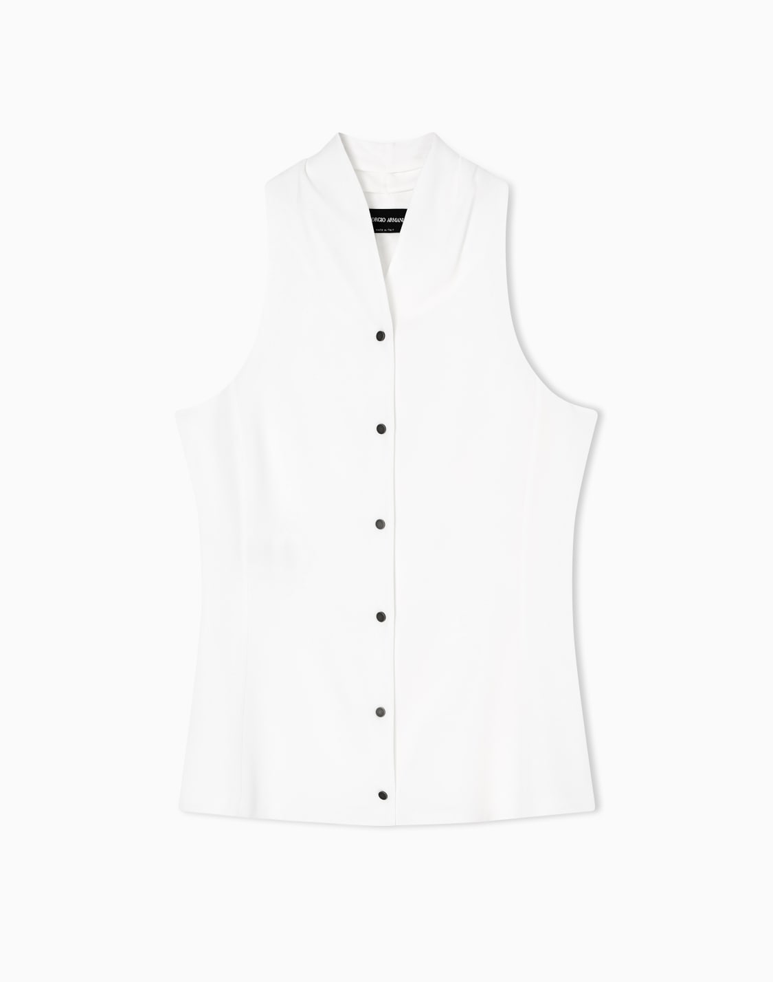 top-in-tripla-georgette-di-seta-asv-bianco--giorgio-armani