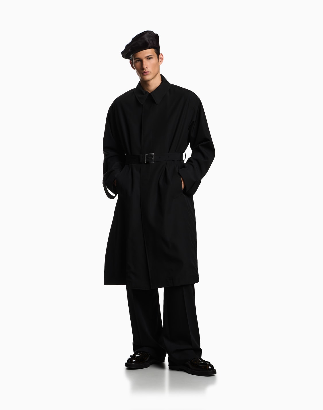 trench-in-lana-vergine-finish-tecnico-con-cintura-nero--emporio-armani