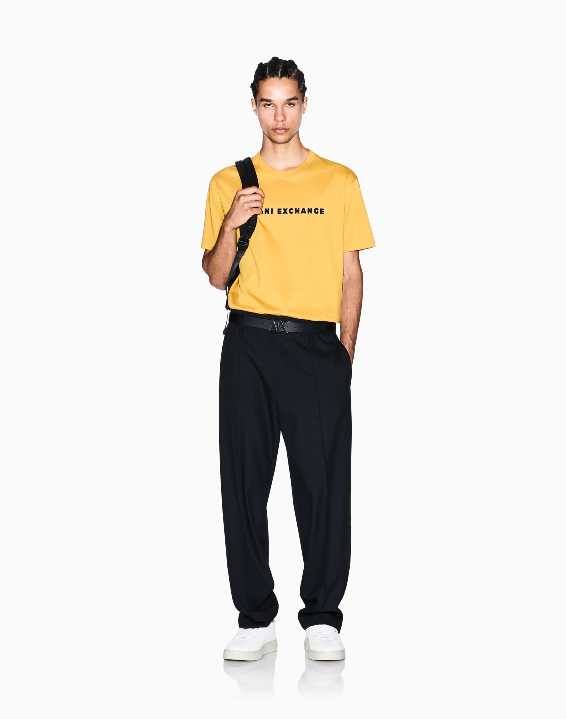 regular-fit-t-shirts-yellow--armani-exchange