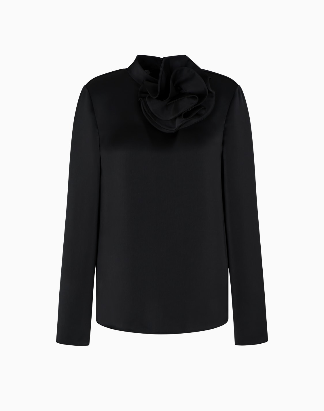 blouse-with-satin-flower-detail-black--emporio-armani