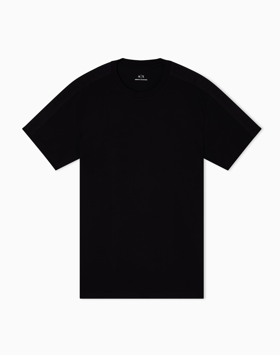 camisa-de-jacquard-de-algodn-de-manga-corta-negro--armani-exchange