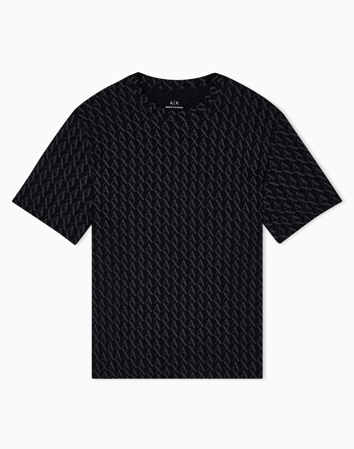 sneaker-mit-kontrastierenden-einstzen-schwarz--armani-exchange