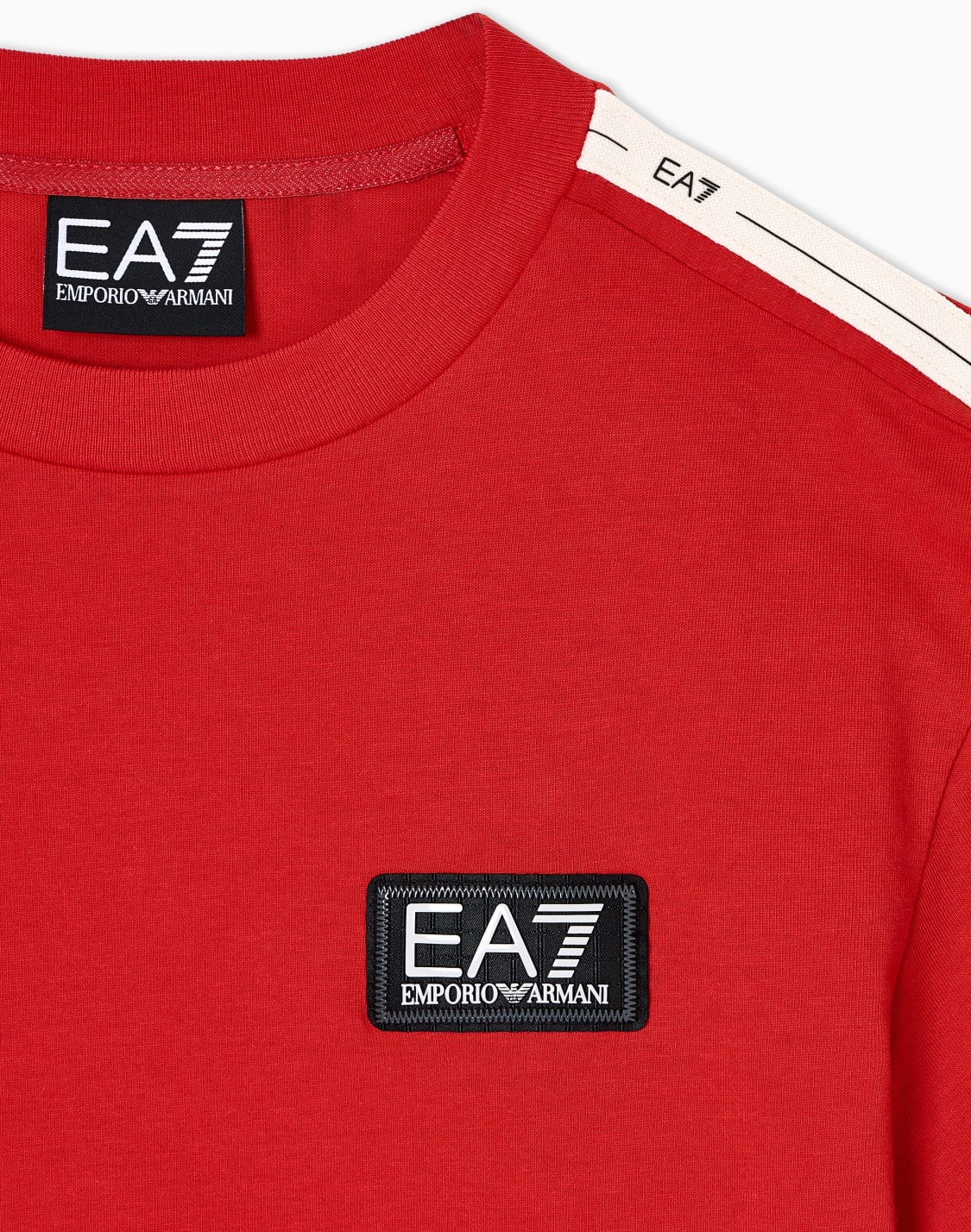 logo-series-ボイズ-クルネックtシャツ-ピュアコットン-レッド--ea7