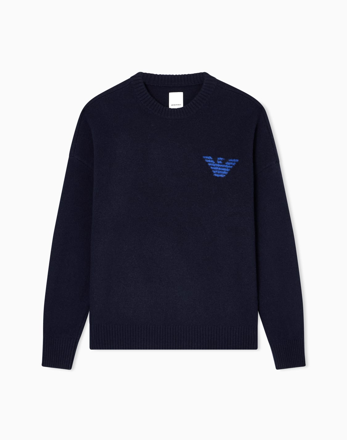 asv-new-york-capsule-collection-virgin-wool-jumper-with-jacquard-writing-blue--emporio-armani
