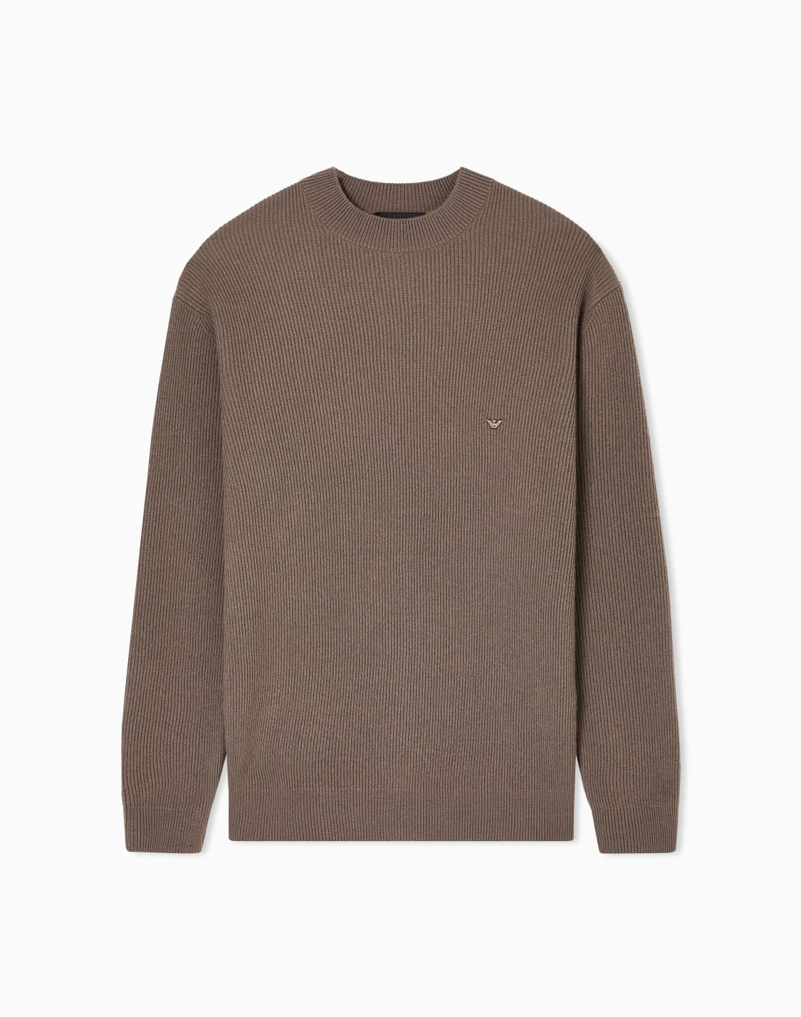 fishermans-rib-virgin-wool-jumper-beige--emporio-armani