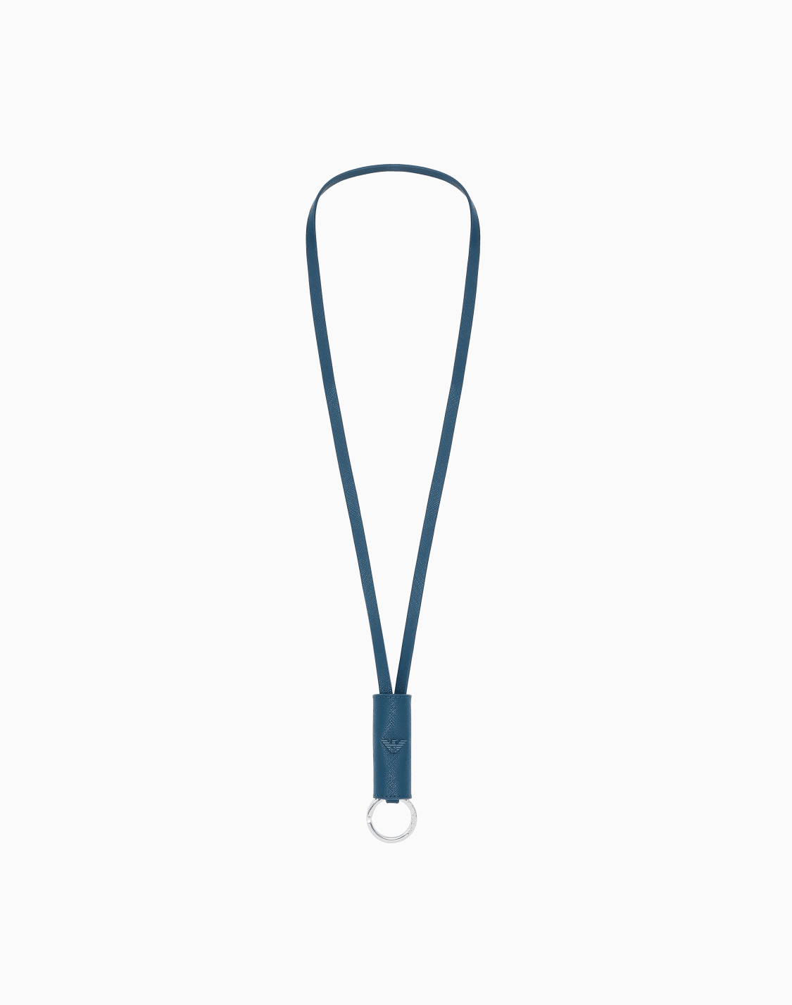 asv-regenerated-saffiano-lanyard-keyring-blue--emporio-armani