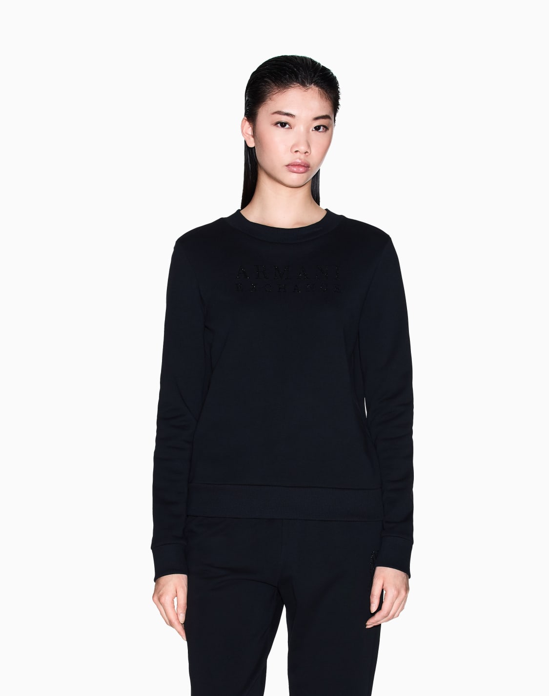 felpe-senza-cappuccio-nero--armani-exchange