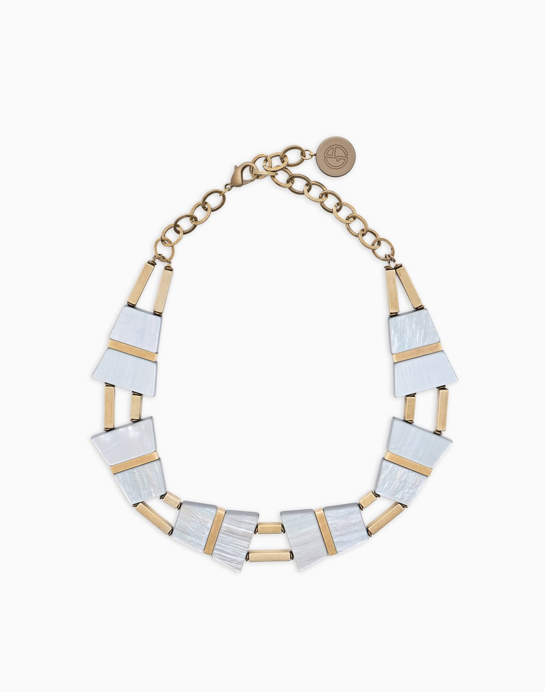 collana-girocollo-in-metallo-e-resina-grigio--giorgio-armani