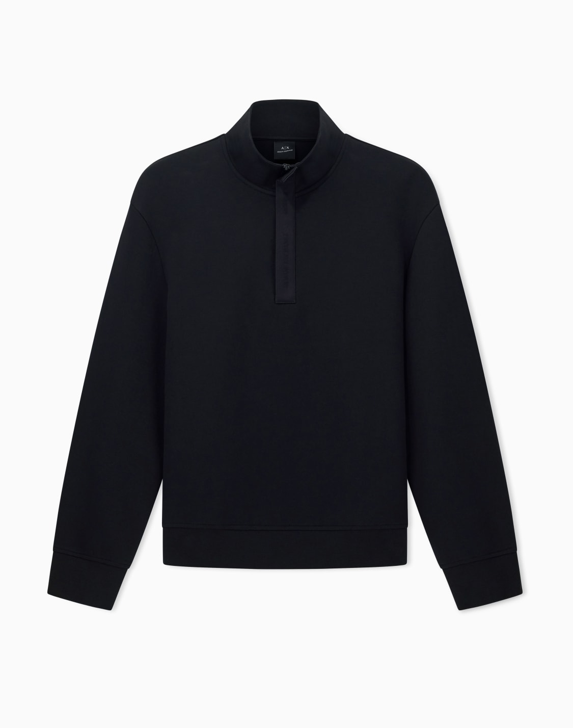 sweatshirt-with-high-neck-and-buttons-black--armani-exchange