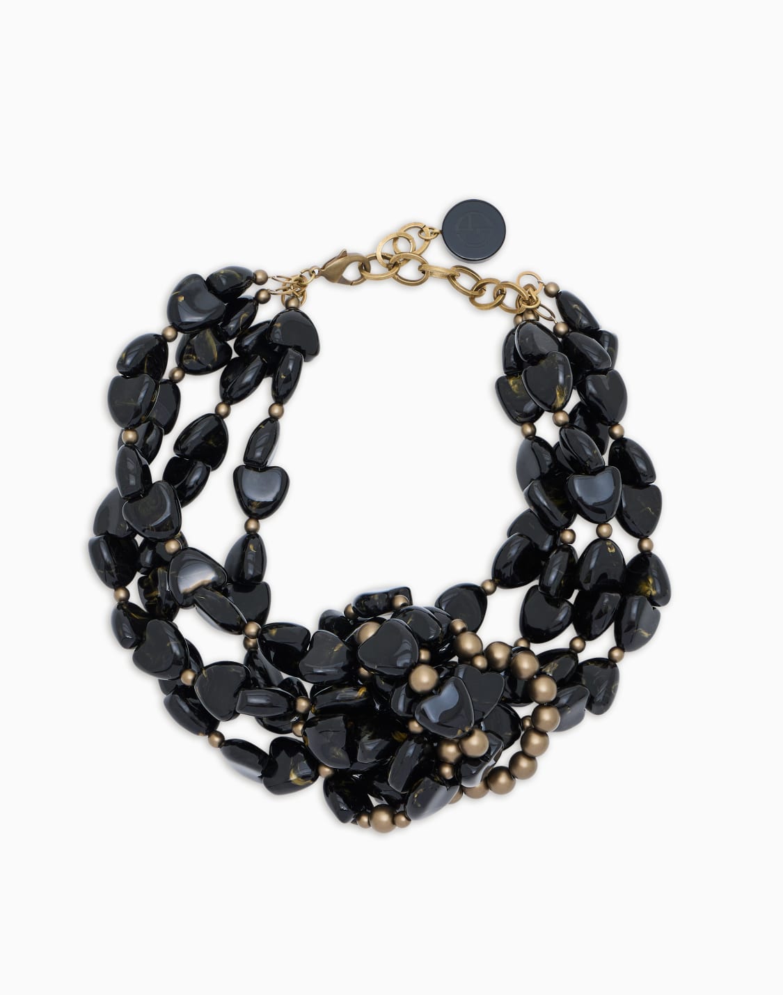 collana-multifili-intrecciata-in-resina-marrone--giorgio-armani