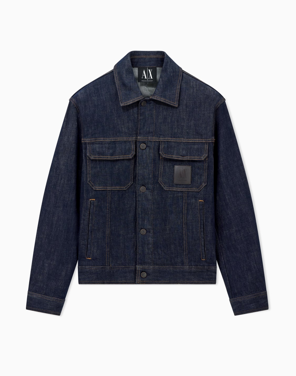 denim-jackets-blue--armani-exchange