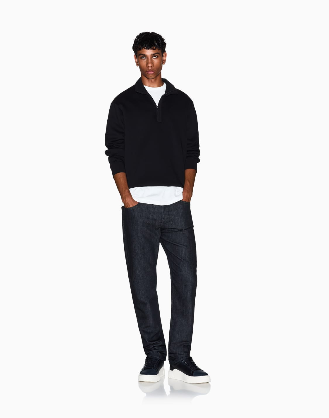 sweatshirt-with-high-neck-and-buttons-black--armani-exchange