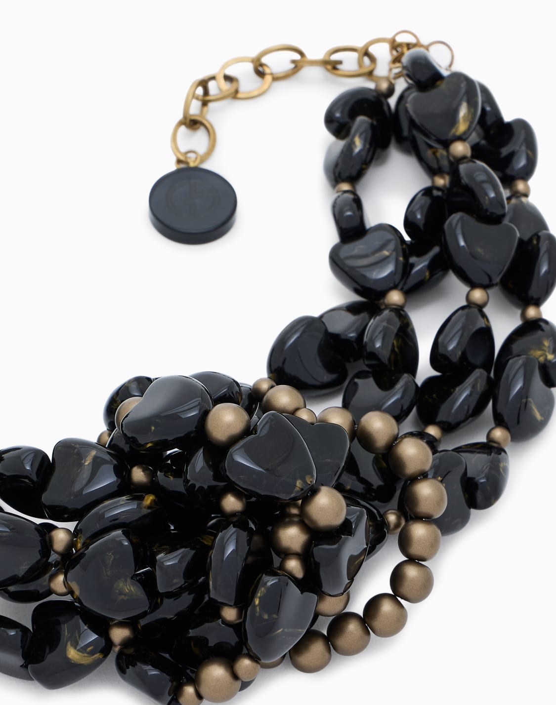 collana-multifili-intrecciata-in-resina-marrone--giorgio-armani