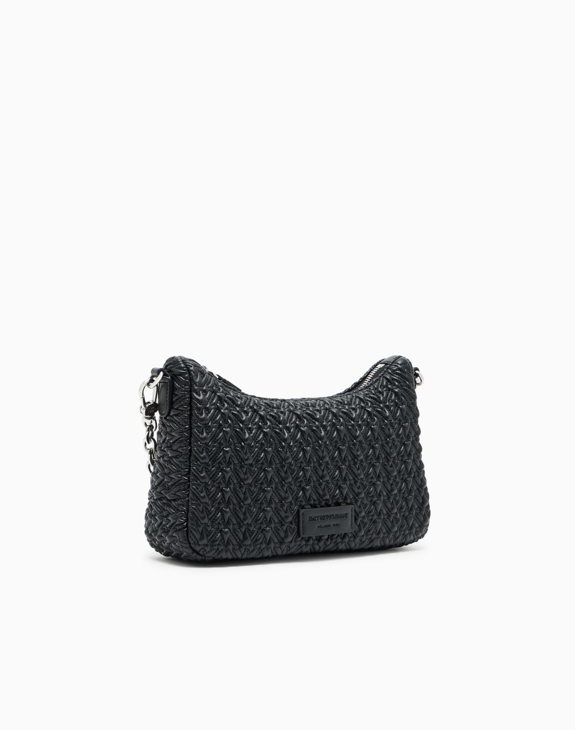 -バッグ-エンボス-ブラック--emporio-armani