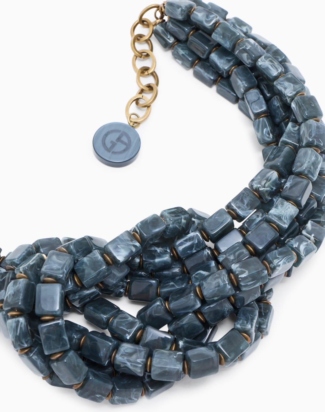 collar-de-resina-trenzada-multihilos-verde--giorgio-armani