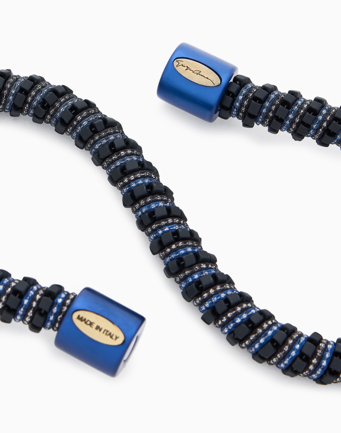 collana-girocollo-in-pelle-e-tessuto-blu--giorgio-armani