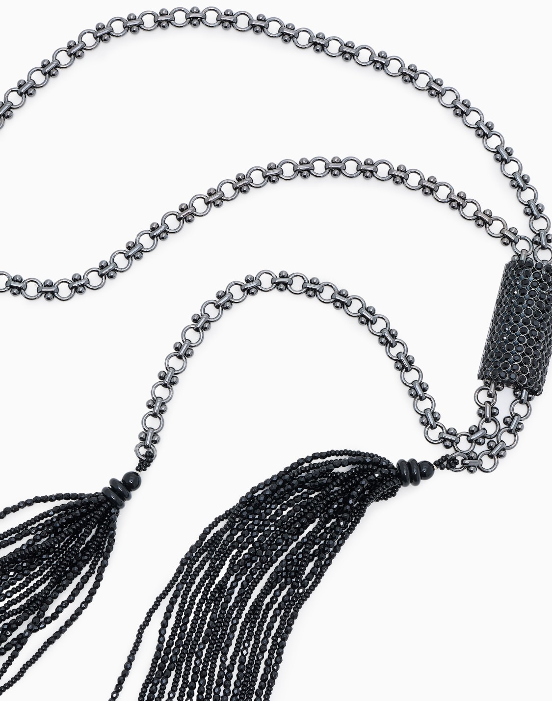 collana-lunga-con-catena-e-nappine-di-perline-nero--giorgio-armani