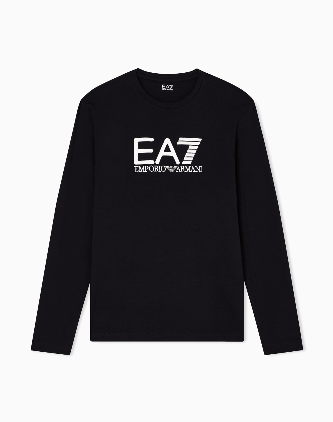 visibility-long-sleeved-t-shirt-in-cotton-stretch-jersey-black--ea7