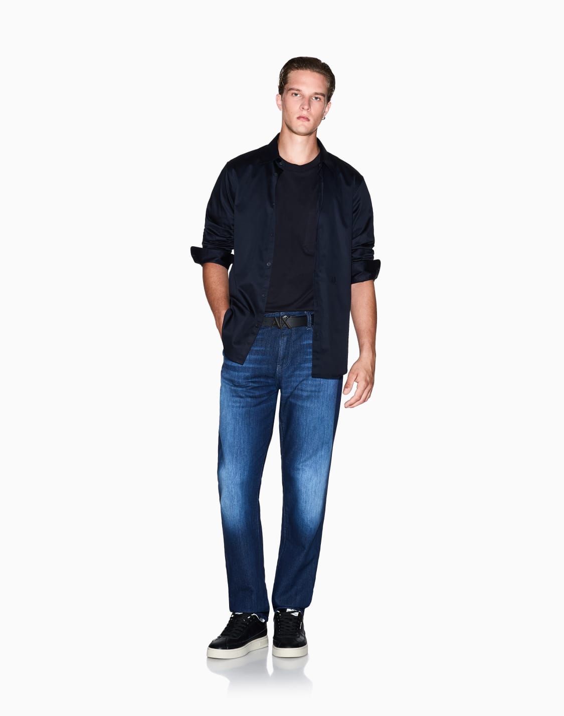 regular-fit-cotton-shirt-네이비-블루--armani-exchange