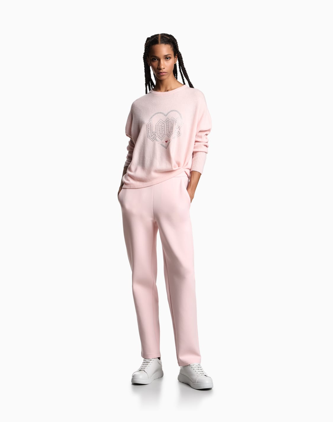valentines-day-capsule-collection-virgin-wool-jumper-with-rhinestones-pink--emporio-armani