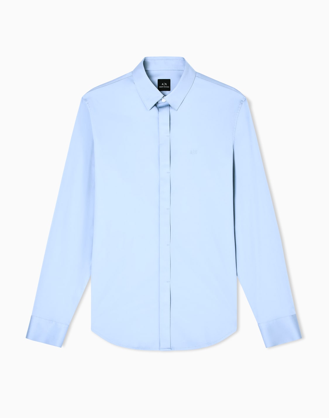 slim-fit-cotton-shirt-light-blue--armani-exchange