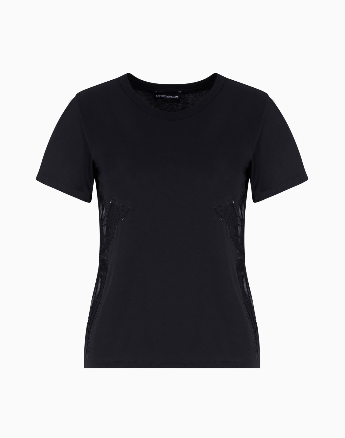 asv-supima-jersey-t-shirt-with-tulle-inserts-black--emporio-armani