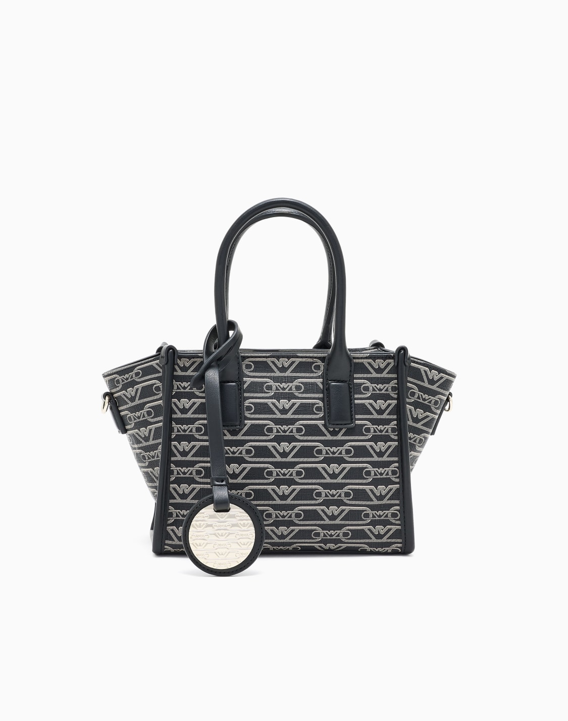 bolso-shopper-pequeo-con-estampado-integral-de-monograma-negro--emporio-armani