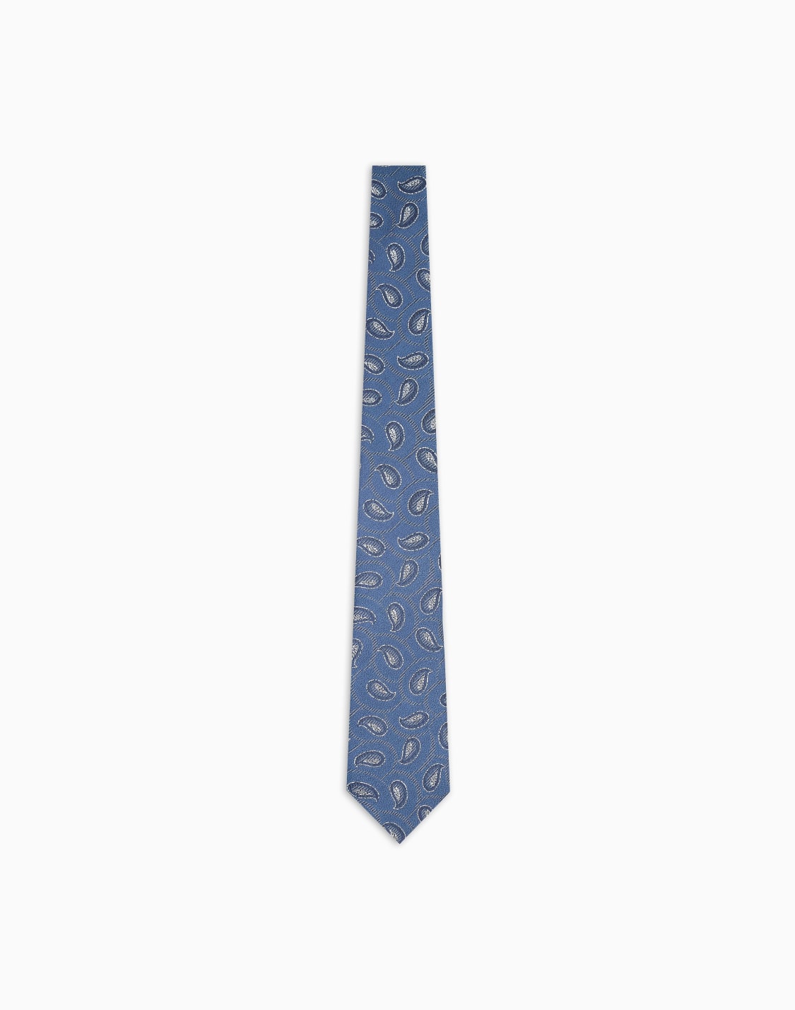 シルクネクタイ-ペイズリジャカド-ブル--giorgio-armani