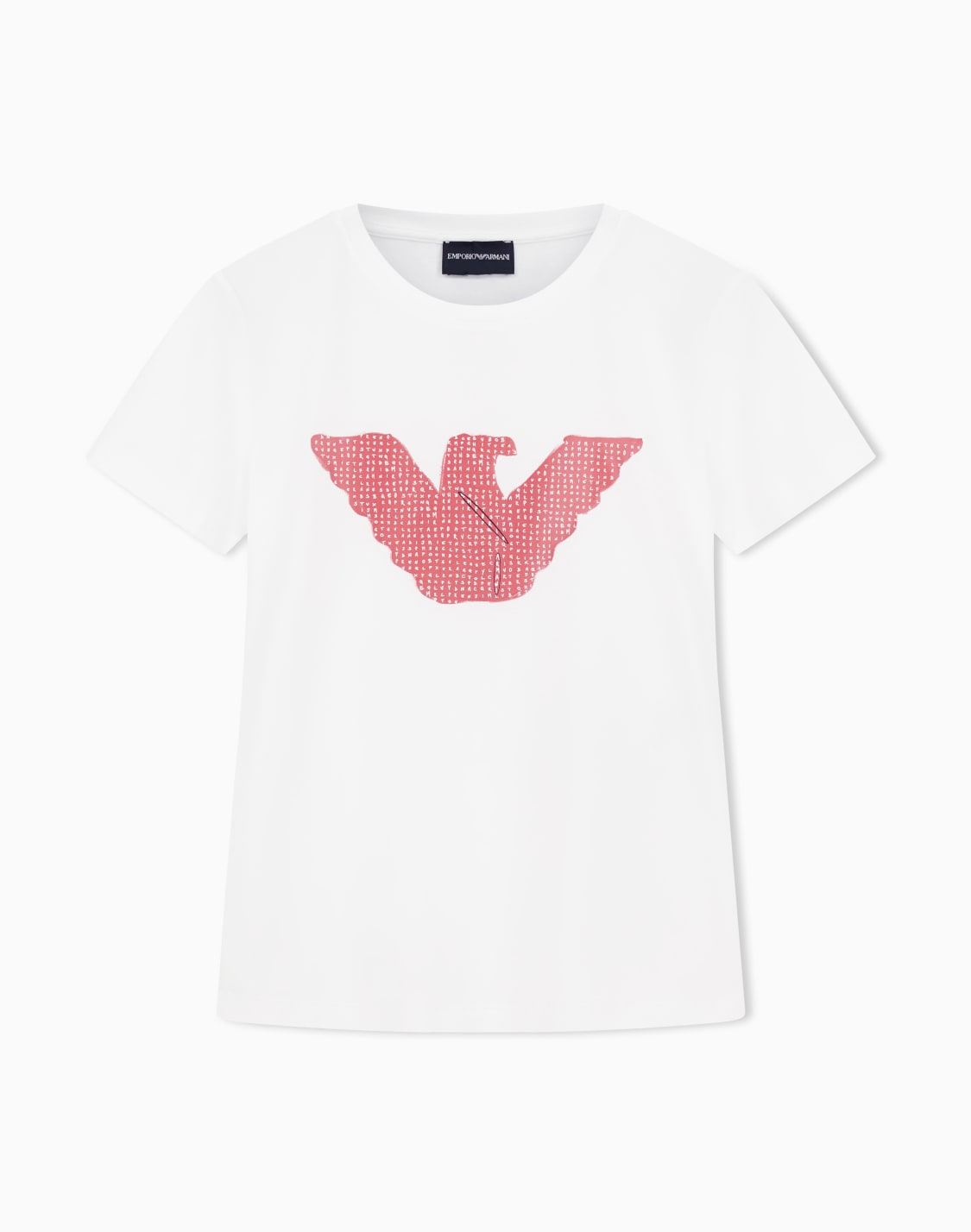 camiseta-slim-fit-de-punto-elstico-con-maximotivo-de-guila-asv-blanco--emporio-armani