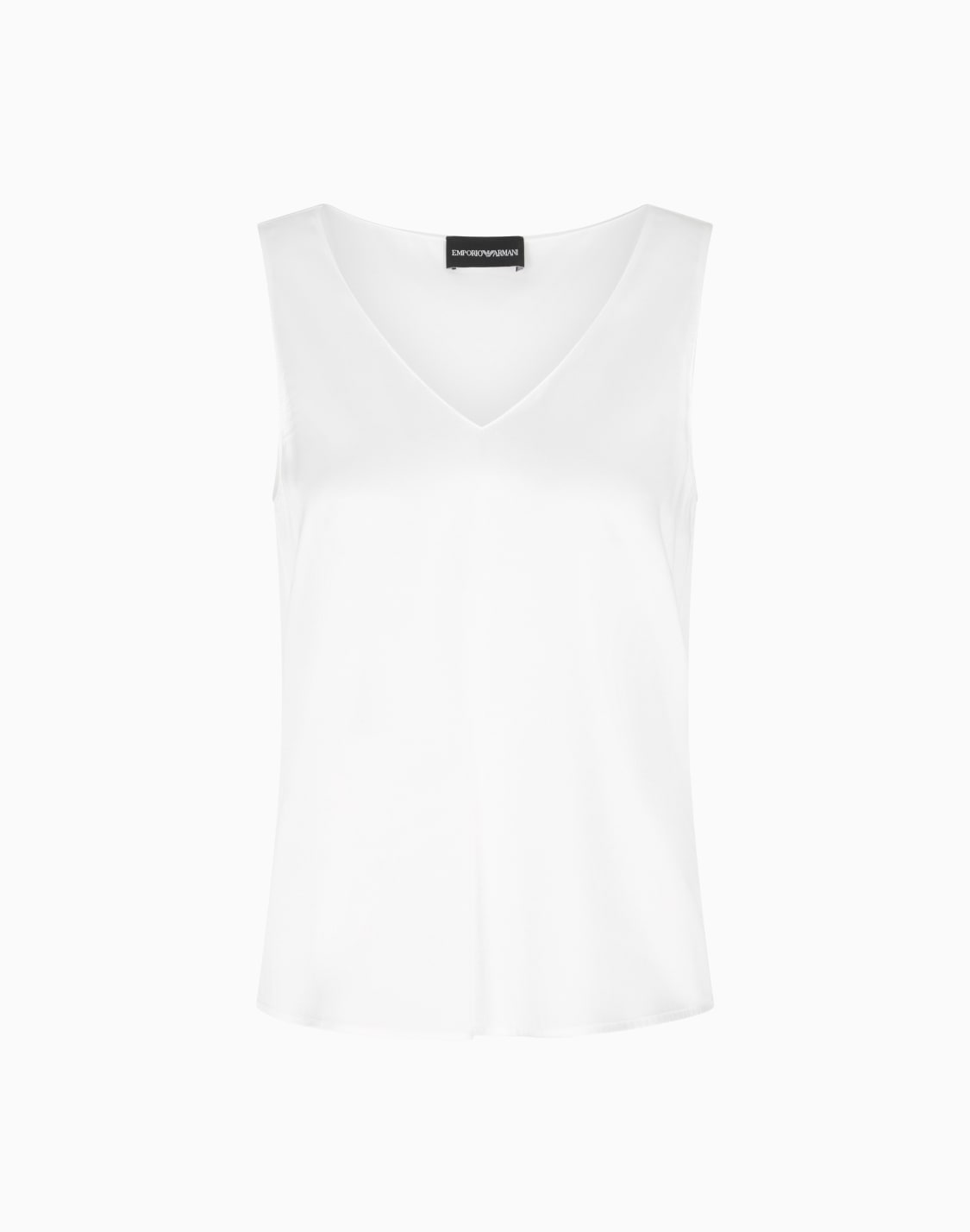 top-avec-col-en-v-en-satin-de-soie-blanc--emporio-armani