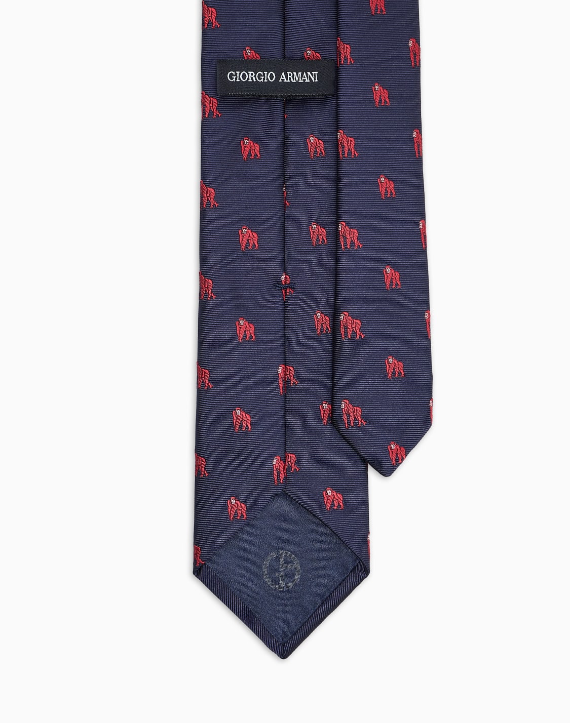 ネクタイ-シルク-ジャカド-ブル--giorgio-armani