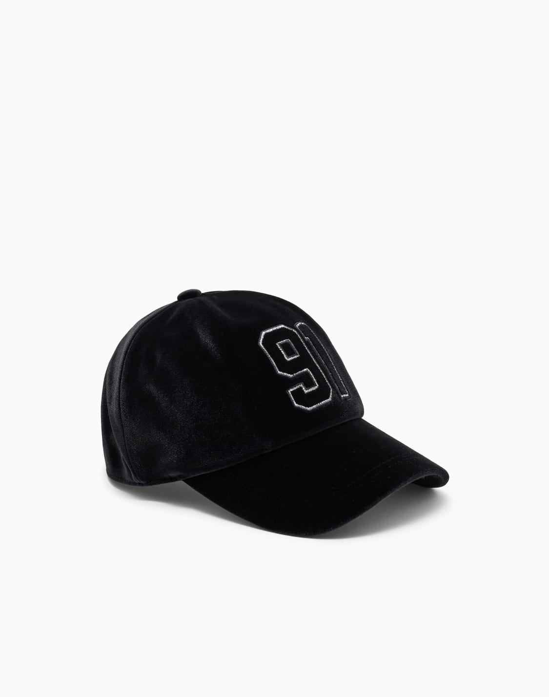 ストレッチベルベット-axロゴ-キャップ-ブラック--armani-exchange