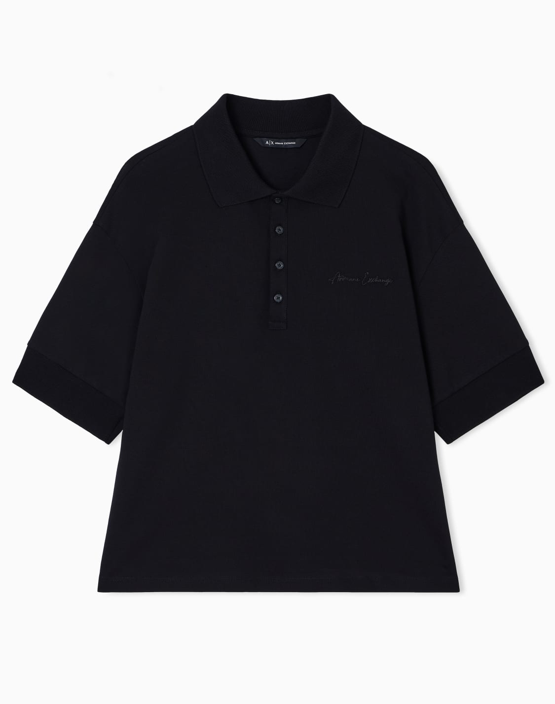 polo-de-piqu-elstico-con-logotipo-negro--armani-exchange